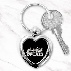 Catz Key Chain (heart) by artattack4all