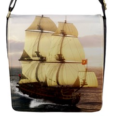 French Warship Flap Closure Messenger Bag (small) by gatterwe