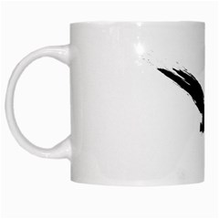 Grunge Bird White Coffee Mug by magann