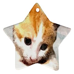 Sweet Face :) Star Ornament (two Sides) by mysticalimages