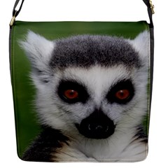 Ring Tailed Lemur Flap Closure Messenger Bag (small) by smokeart