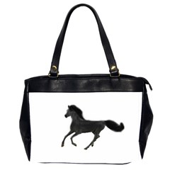 Running Horse Oversize Office Handbag (two Sides) by mysticalimages