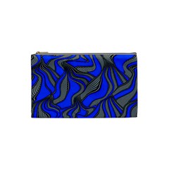 Foolish Movements Blue Cosmetic Bag (small)