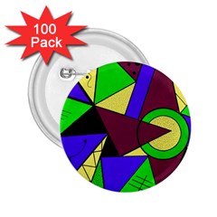 Modern 2 25  Button (100 Pack)