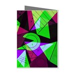 Modern Art Mini Greeting Card (8 Pack) Left