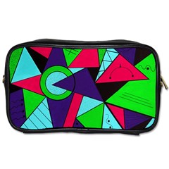 Modern Art Travel Toiletry Bag (two Sides) by Siebenhuehner