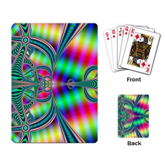 Modern Art Playing Cards Single Design by Siebenhuehner