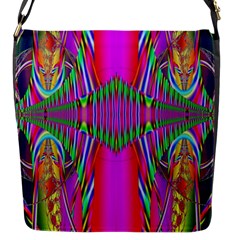 Modern Art Flap Closure Messenger Bag (small) by Siebenhuehner