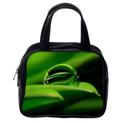 Waterdrop Classic Handbag (one Side) by Siebenhuehner