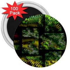 Modern Art 3  Button Magnet (100 Pack) by Siebenhuehner