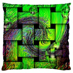 Modern Art Large Cushion Case (two Sided)  by Siebenhuehner