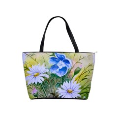 Meadow Flowers Classic Shoulder Handbag by ArtByThree