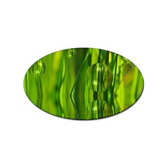 Green Bubbles  Sticker 100 Pack (oval)