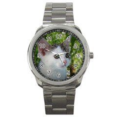 Young Cat Sport Metal Watch by Siebenhuehner