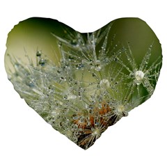 Dandelion 19  Premium Heart Shape Cushion by Siebenhuehner