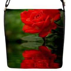 Rose Flap Closure Messenger Bag (small) by Siebenhuehner