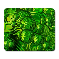 Green Balls  Large Mouse Pad (rectangle) by Siebenhuehner