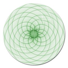 Spirograph Magnet 5  (round) by Siebenhuehner