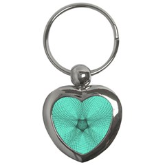 Spirograph Key Chain (heart) by Siebenhuehner