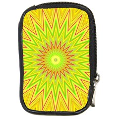 Mandala Compact Camera Leather Case by Siebenhuehner