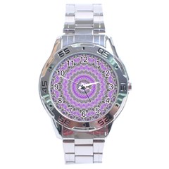 Mandala Stainless Steel Watch by Siebenhuehner