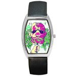 Bozo Zombie Tonneau Leather Watch Front