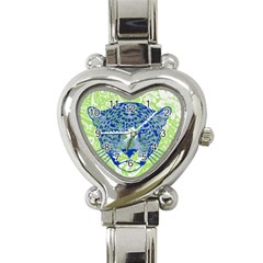 Cheetah Alarm Heart Italian Charm Watch  by Contest1738807