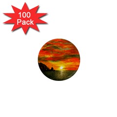 Alyssa s Sunset By Ave Hurley Artrevu - 1  Mini Magnet (100 Pack)  by ArtRave2