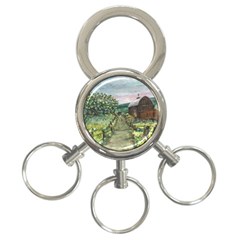  amish Apple Blossoms  By Ave Hurley Of Artrevu   3-ring Key Chain by ArtRave2