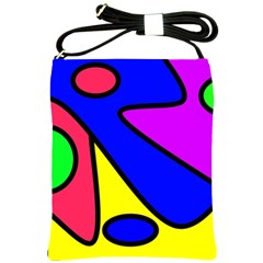 Abstract Shoulder Sling Bag by Siebenhuehner