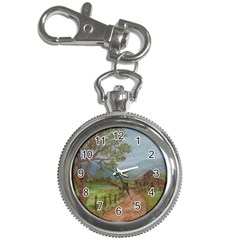  amish Buggy Going Home  By Ave Hurley Of Artrevu   Key Chain Watch