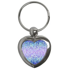 Glitter2 Key Chain (heart) by MedusArt