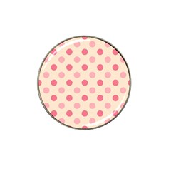 Pale Pink Polka Dots Golf Ball Marker (for Hat Clip)