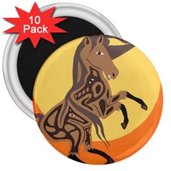 Embracing The Moon 3  Button Magnet (10 Pack)