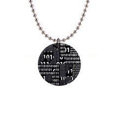 Beauty Of Binary Button Necklace by StuffOrSomething