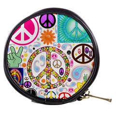 Peace Collage Mini Makeup Case by StuffOrSomething