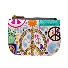 Peace Collage Coin Change Purse by StuffOrSomething