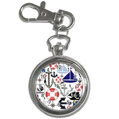 Nautical Collage Key Chain & Watch by StuffOrSomething