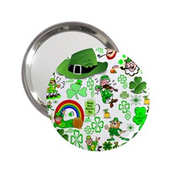 St Patrick s Day Collage Handbag Mirror (2 25 ) by StuffOrSomething