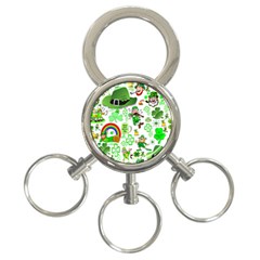 St Patrick s Day Collage 3-ring Key Chain by StuffOrSomething