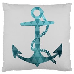 Chevron Anchor Large Cushion Case (single Sided) 