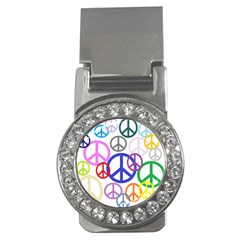 Peace Sign Collage Png Money Clip (cz) by StuffOrSomething