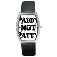 Paddynotpatty Tonneau Leather Watch by Shannairl