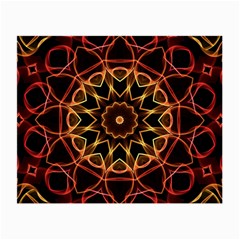 Yellow And Red Mandala Glasses Cloth (small)