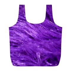 Purple Tresses Reusable Bag (l) by FunWithFibro