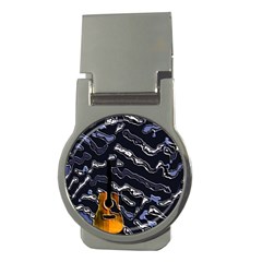 Sound Waves Money Clip (round)