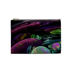 Creation Of The Rainbow Galaxy, Abstract Cosmetic Bag (medium) by DianeClancy