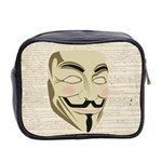 We The Anonymous People Mini Travel Toiletry Bag (Two Sides) Back