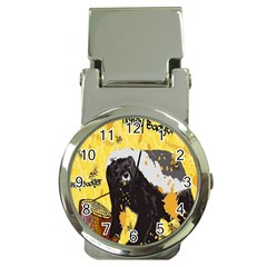 Honeybadgersnack Money Clip With Watch by BlueVelvetDesigns