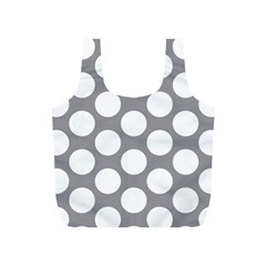 Grey Polkadot Reusable Bag (s) by Zandiepants